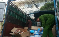 40 tấn hàng lậu bị công an Hà Nội bắt giữ