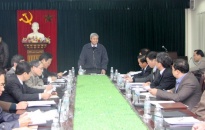 Bí thư Thành ủy Dương Anh Điền làm việc với BTV Quận ủy Hồng Bàng
