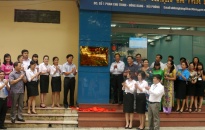 Gắn biển 6 công trình chào mừng đại hội Đảng bộ quận Hồng Bàng