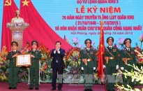 LLVT Quân khu 3 đón nhận Huân chương Quân công hạng nhất