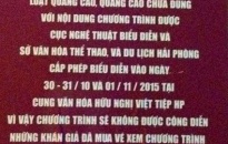 Về việc Liên đoàn xiếc Việt Nam bất ngờ bỏ diễn tại Hải Phòng