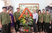 Lãnh đạo CATP chúc mừng ngày nhà giáo Việt Nam