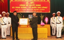 Trao bằng Tổ quốc ghi công liệt sĩ Nguyễn Mạnh Cường