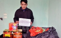 Biên phòng Quảng Ninh bắt giữ 38kg pháo Trung Quốc nhập lậu