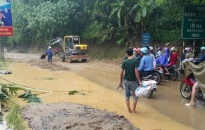 Lào Cai cấm toàn bộ xe lưu thông qua Quốc lộ 4D do mưa lũ