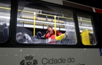 Xe buýt chở phóng viên báo chí tại Olympic Rio bị xả súng