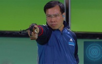 Hoàng Xuân Vinh giành HC bạc 50m súng ngắn Olympic 2016