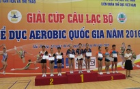 Giải vô địch cúp các CLB thể dục Aerobic toàn quốc: Hải Phòng giành 3HCV