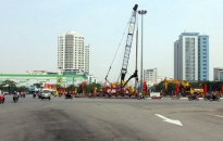 Cấm đường phục vụ thi công cầu vượt Lê Hồng Phong