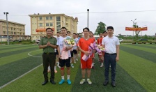 Giao hữu bóng đá giữa Đoàn Thanh niên CATP Hải Phòng và Công an tỉnh Hải Dương