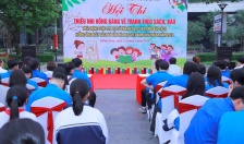 Khai mạc Hội thi thiếu nhi quận Hồng Bàng vẽ tranh theo sách, báo
