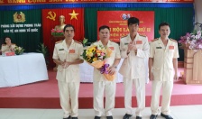 Trung tá Phạm Thành Mạnh được bầu giữ chức Bí thư Chi bộ Đội 2, Phòng Xây dựng phong trào bảo vệ ANTQ