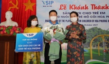 Công ty TNHH VSIP Hải Phòng: Trao tặng sân chơi tổng trị giá gần 450 triệu đồng tặng trẻ em Làng nuôi dạy trẻ mồ côi Hoa Phượng