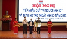 Quận Dương Kinh vận động 870 triệu đồng ủng hộ quỹ “Vì người nghèo” năm 2021