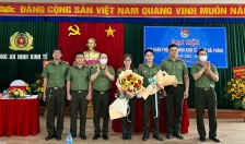 Trung uý Phạm Kim Anh được bầu giữ chức Bí thư Chi đoàn Phòng An ninh Kinh tế