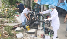 Ra quân tổng vệ sinh môi trường phòng chống dịch sốt xuất huyết trên địa bàn quận Ngô Quyền