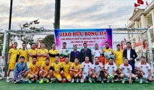 Giao hữu bóng đá giữa Phòng An ninh kinh tế - CATP và Chi cục thuế khu vực Lê Chân - Dương Kinh