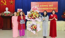 Quận ủy Lê Chân:  Công bố quyết định thành lập 2 Chi bộ Trường Mầm non - Phổ thông Lý Thái Tổ và Trường THPT Hữu nghị quốc tế