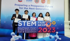Nhóm học sinh Trường THPT Chuyên Trần Phú đạt giải tại cuộc thi SEA STEM Fair&Expo 2023 khu vực Đông Nam Á