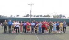 Đội tuyển Đoàn Thanh niên CAQ Kiến An giành ngôi vô địch giải giao hữu bóng đá