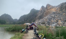 Tạm dừng khai thác mỏ đá của Cty Minh Hưng tại xã Minh Tân (Thủy Nguyên)