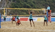 Sôi nổi Giải vô địch trẻ Quốc gia môn bóng chuyền bãi biển năm 2023 tại thị trấn Cát Bà (huyện Cát Hải)