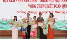 Quận Hồng Bàng: Khen thưởng học sinh Trường Tiểu học Nguyễn Trãi đạt giải Nhất toàn quốc sân chơi “Thiếu nhi Việt Nam - Vươn ra thế giới”