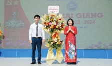 Trường THPT Lê Hồng Phong long trọng tổ chức Lễ khai giảng năm học mới 2023 - 2024