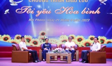 Chương trình giao lưu “Tôi yêu Hòa bình”