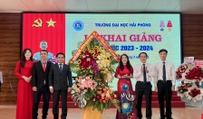 Bí thư Thành uỷ Lê Tiến Châu dự Lễ khai giảng năm học mới tại Trường Đại học Hải Phòng