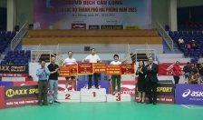 Bế mạc giải Vô địch cầu lông các Câu lạc bộ thành phố Hải Phòng năm 2023