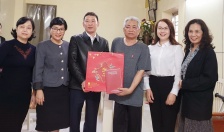 Lãnh đạo quận Lê Chân thăm, tặng quà Tết các Đảng viên trên 40 năm tuổi Đảng không có lương hưu, trợ cấp xã hội