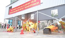 Quận Ngô Quyền Sôi nổi hội thi nghiệp vụ chữa cháy và cứu nạn, cứu hộ “Tổ liên gia an toàn phòng cháy, chữa cháy” năm 2024