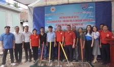 Khởi công xây Nhà Chữ thập đỏ tặng người dân có hoàn cảnh khó khăn trên địa bàn huyện Tiên Lãng 