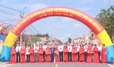 Huyện An Dương:  Khánh thành Dự án nâng cấp đường giao thông thực hiện xây dựng xã nông thôn mới kiểu mẫu tại xã Tân Tiến 