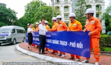 Điện lực Hải Phòng tham gia hỗ trợ thi công Dự án đường dây 500kV mạch 3 Quảng Trạch - Phố Nối