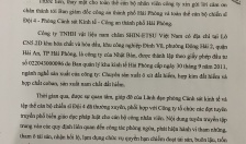 Công ty TNHH Vật liệu nam châm SHIN-ETSU Việt Nam gửi thư cảm ơn Phòng Cảnh sát kinh tế 