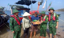 Đồn Biên phòng Bạch Long Vĩ: Tích cực phối hợp với chính quyền và địa phương khắc phục hậu quả sau bão số 3