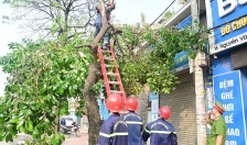 Lực lượng Cảnh sát PCCC và CNCH:  Sát cánh cùng nhân dân trong cơn bão số 3