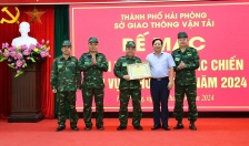 Sở Giao thông Vận tải: Tổ chức thành công diễn tập bảo đảm tác chiến khu vực phòng thủ năm 2024