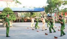 Công an huyện Thuỷ Nguyên: Kiểm tra kết quả tập huấn điều lệnh, quân sự, võ thuật Công an nhân dân năm 2024