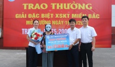 Công ty TNHH MTV Xổ số Hải Phòng: Trao thưởng gần 1,1 tỷ đồng cho các khách hàng may mắn trúng giải Đặc biệt XSKT miền Bắc mở thưởng ngày 16/10/2024