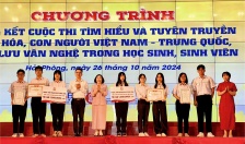 Trường THPT Lê Quý Đôn đạt 2 Giải Nhất Cuộc thi tìm hiểu và tuyên truyền về văn hoá, con người Việt Nam - Trung Quốc năm 2024