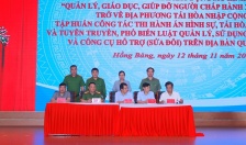 Quận Hồng Bàng triển khai mô hình “Quản lý, giáo dục, giúp đỡ người chấp hành xong án phạt tù trở về địa phương tái hòa nhập cộng đồng”