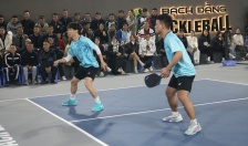 Sôi nổi ngày thi đấu thứ 2 Giải vô địch Pickleball cúp Bạch Đằng lần 1, năm 2024