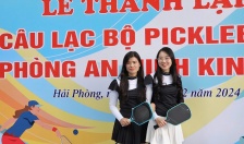 Phòng An ninh kinh tế - CATP Hải Phòng thành lập Câu lạc bộ Pickleball