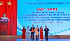 Quận Hồng Bàng triển khai sắp xếp đơn vị hành chính và thành lập Đảng bộ phường Thượng Lý