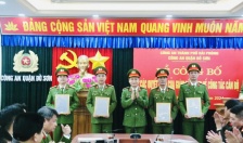 Công an quận Đồ Sơn: Công bố các Quyết định của Giám đốc CATP về công tác cán bộ