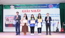 162 dự án đoạt giải tại Cuộc thi Khoa học kĩ thuật cấp thành phố năm học 2024-2025