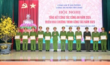 Công an huyện Tiên Lãng triển khai công tác năm 2025 